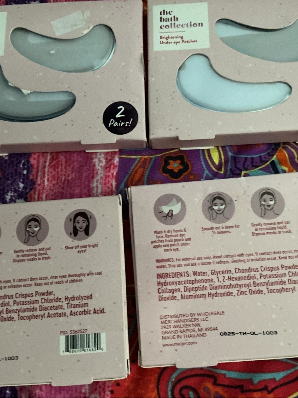 The Bath Collection Brightening Under Eye Patches — White (2 Pairs)